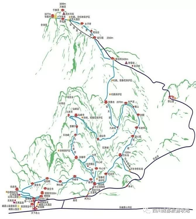 峨眉山冬季徒步_冬季四川峨眉山旅游攻略_四川省峨眉山景区冬季旅游