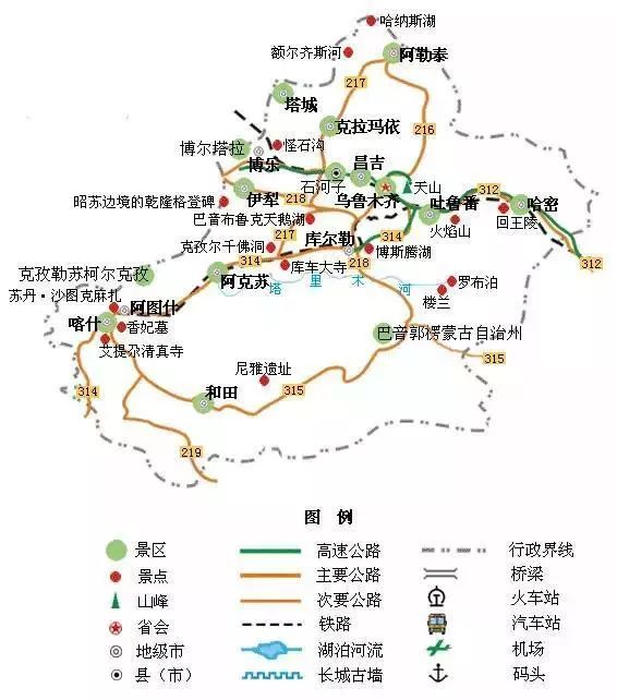 旅游中国地图_中国国内旅游地图_中国地图旅游景点分布